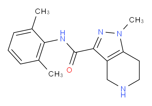 N-(2,6-dimethylphenyl)-1-methyl-4,5,6,7-tetrahydro-1H-pyrazolo[4,3-c]pyridine-3-carboxamide