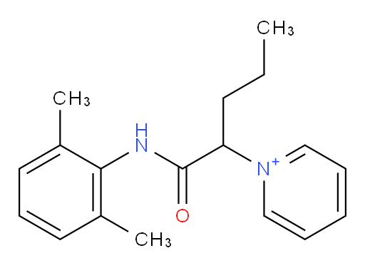 1-(1-((2,6-dimethylphenyl)amino)-1-oxopentan-2-yl)pyridin-1-ium