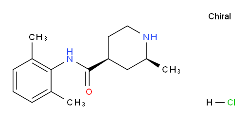 (2S,4S)-N-(2,6-dimethylphenyl)-2-methylpiperidine-4-carboxamide hydrochloride