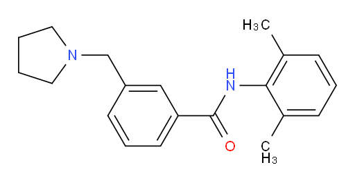N-(2,6-dimethylphenyl)-3-(pyrrolidin-1-ylmethyl)benzamide