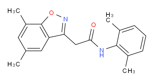 2-(5,7-dimethylbenzo[d]isoxazol-3-yl)-N-(2,6-dimethylphenyl)acetamide