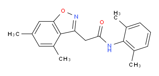 2-(4,6-dimethylbenzo[d]isoxazol-3-yl)-N-(2,6-dimethylphenyl)acetamide