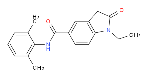 N-(2,6-dimethylphenyl)-1-ethyl-2-oxoindoline-5-carboxamide
