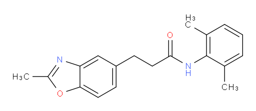 N-(2,6-dimethylphenyl)-3-(2-methylbenzo[d]oxazol-5-yl)propanamide