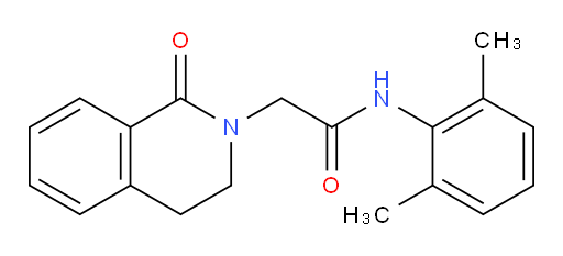 N-(2,6-dimethylphenyl)-2-(1-oxo-3,4-dihydroisoquinolin-2(1H)-yl)acetamide