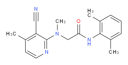 2-((3-cyano-4-methylpyridin-2-yl)(methyl)amino)-N-(2,6-dimethylphenyl)acetamide