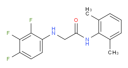 N-(2,6-dimethylphenyl)-2-((2,3,4-trifluorophenyl)amino)acetamide