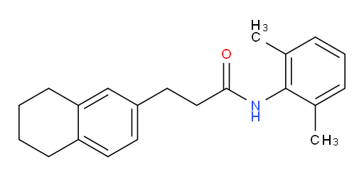 N-(2,6-dimethylphenyl)-3-(5,6,7,8-tetrahydronaphthalen-2-yl)propanamide