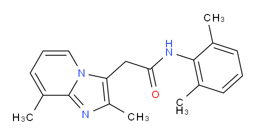 2-(2,8-dimethylimidazo[1,2-a]pyridin-3-yl)-N-(2,6-dimethylphenyl)acetamide