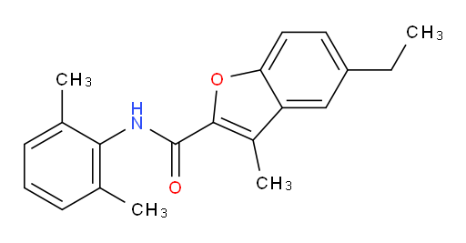 N-(2,6-dimethylphenyl)-5-ethyl-3-methylbenzofuran-2-carboxamide