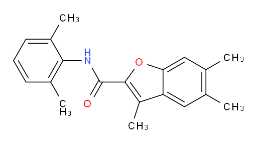 N-(2,6-dimethylphenyl)-3,5,6-trimethylbenzofuran-2-carboxamide