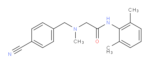 2-((4-cyanobenzyl)(methyl)amino)-N-(2,6-dimethylphenyl)acetamide