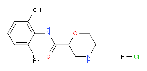 N-(2,6-dimethylphenyl)morpholine-2-carboxamide hydrochloride