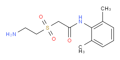 2-((2-aminoethyl)sulfonyl)-N-(2,6-dimethylphenyl)acetamide