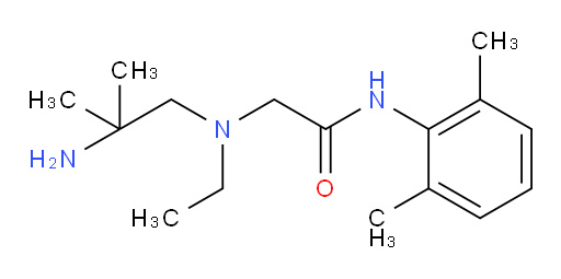 2-((2-amino-2-methylpropyl)(ethyl)amino)-N-(2,6-dimethylphenyl)acetamide
