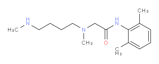 N-(2,6-dimethylphenyl)-2-(methyl(4-(methylamino)butyl)amino)acetamide