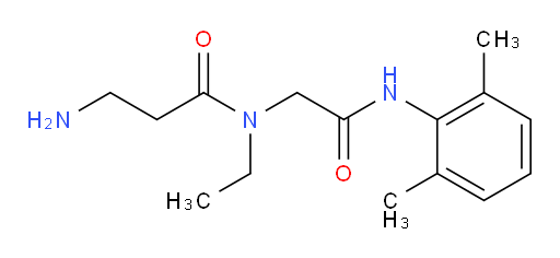 3-amino-N-(2-((2,6-dimethylphenyl)amino)-2-oxoethyl)-N-ethylpropanamide