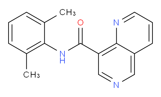 N-(2,6-dimethylphenyl)-1,6-naphthyridine-8-carboxamide