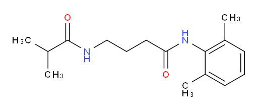 N-(2,6-dimethylphenyl)-4-isobutyramidobutanamide