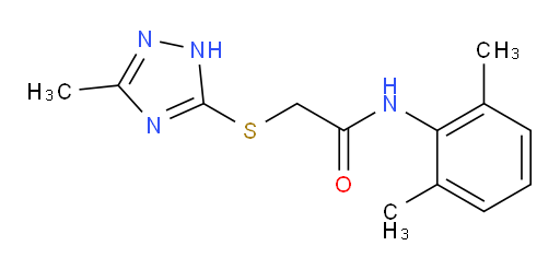 N-(2,6-dimethylphenyl)-2-((3-methyl-1H-1,2,4-triazol-5-yl)thio)acetamide