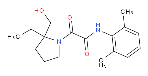 N-(2,6-dimethylphenyl)-2-(2-ethyl-2-(hydroxymethyl)pyrrolidin-1-yl)-2-oxoacetamide