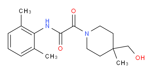 N-(2,6-dimethylphenyl)-2-(4-(hydroxymethyl)-4-methylpiperidin-1-yl)-2-oxoacetamide