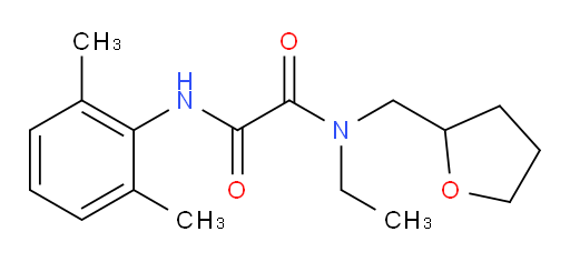 N1-(2,6-dimethylphenyl)-N2-ethyl-N2-((tetrahydrofuran-2-yl)methyl)oxalamide