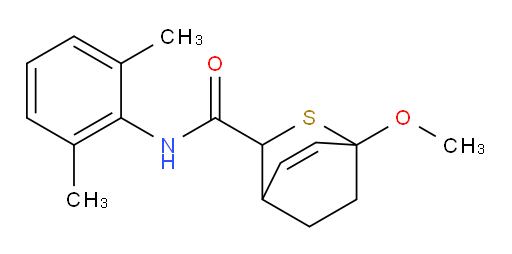 N-(2,6-dimethylphenyl)-1-methoxy-2-thiabicyclo[2.2.2]oct-5-ene-3-carboxamide
