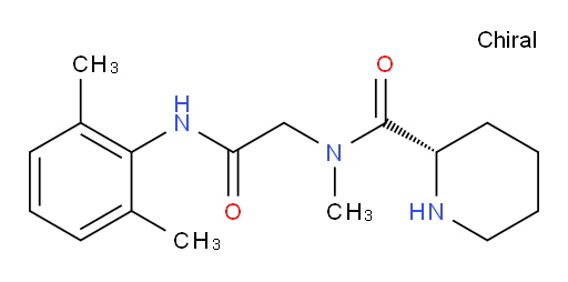 (S)-N-(2-((2,6-dimethylphenyl)amino)-2-oxoethyl)-N-methylpiperidine-2-carboxamide