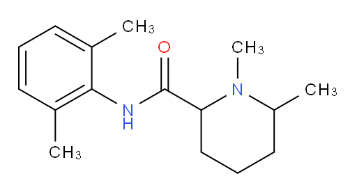 N-(2,6-dimethylphenyl)-1,6-dimethylpiperidine-2-carboxamide