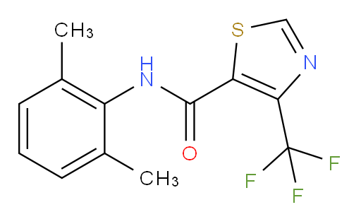 N-(2,6-dimethylphenyl)-4-(trifluoromethyl)thiazole-5-carboxamide