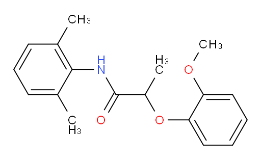 N-(2,6-dimethylphenyl)-2-(2-methoxyphenoxy)propanamide