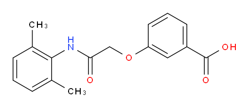 3-(2-((2,6-dimethylphenyl)amino)-2-oxoethoxy)benzoic acid
