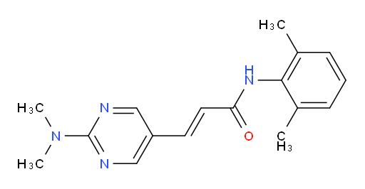 (E)-3-(2-(dimethylamino)pyrimidin-5-yl)-N-(2,6-dimethylphenyl)acrylamide