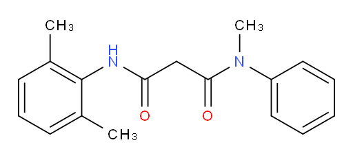 N1-(2,6-dimethylphenyl)-N3-methyl-N3-phenylmalonamide