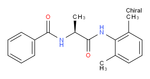(S)-N-(1-((2,6-dimethylphenyl)amino)-1-oxopropan-2-yl)benzamide