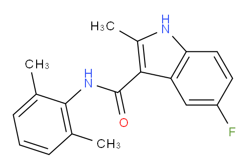 N-(2,6-dimethylphenyl)-5-fluoro-2-methyl-1H-indole-3-carboxamide