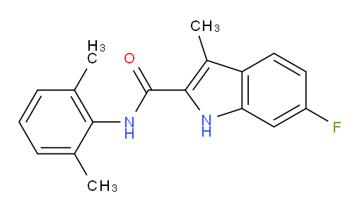 N-(2,6-dimethylphenyl)-6-fluoro-3-methyl-1H-indole-2-carboxamide