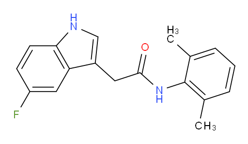 N-(2,6-dimethylphenyl)-2-(5-fluoro-1H-indol-3-yl)acetamide