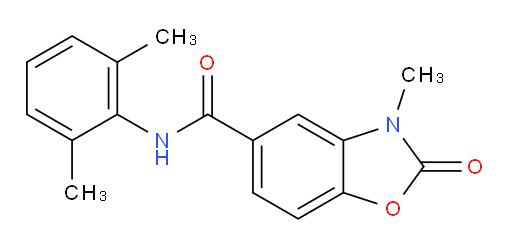 N-(2,6-dimethylphenyl)-3-methyl-2-oxo-2,3-dihydrobenzo[d]oxazole-5-carboxamide