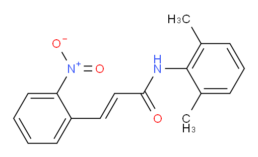 (E)-N-(2,6-dimethylphenyl)-3-(2-nitrophenyl)acrylamide
