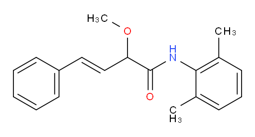 (E)-N-(2,6-dimethylphenyl)-2-methoxy-4-phenylbut-3-enamide