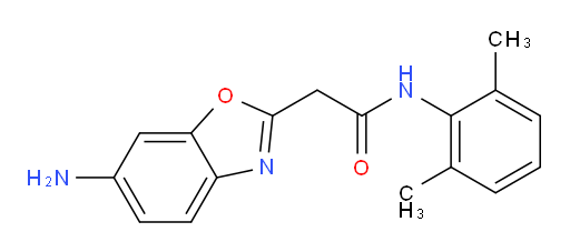2-(6-aminobenzo[d]oxazol-2-yl)-N-(2,6-dimethylphenyl)acetamide