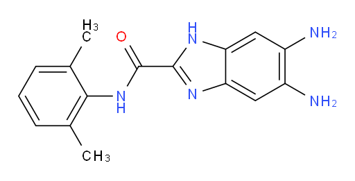 5,6-diamino-N-(2,6-dimethylphenyl)-1H-benzo[d]imidazole-2-carboxamide
