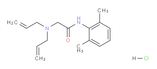 2-(diallylamino)-N-(2,6-dimethylphenyl)acetamide hydrochloride