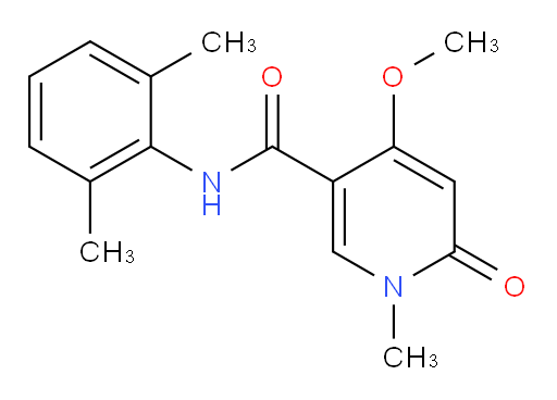 N-(2,6-dimethylphenyl)-4-methoxy-1-methyl-6-oxo-1,6-dihydropyridine-3-carboxamide