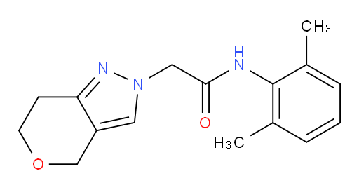 2-(6,7-dihydropyrano[4,3-c]pyrazol-2(4H)-yl)-N-(2,6-dimethylphenyl)acetamide