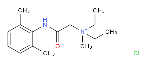 2-((2,6-dimethylphenyl)amino)-N,N-diethyl-N-methyl-2-oxoethanaminium chloride