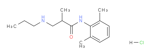 N-(2,6-dimethylphenyl)-2-methyl-3-(propylamino)propanamide hydrochloride