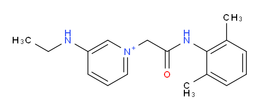 1-(2-((2,6-dimethylphenyl)amino)-2-oxoethyl)-3-(ethylamino)pyridin-1-ium